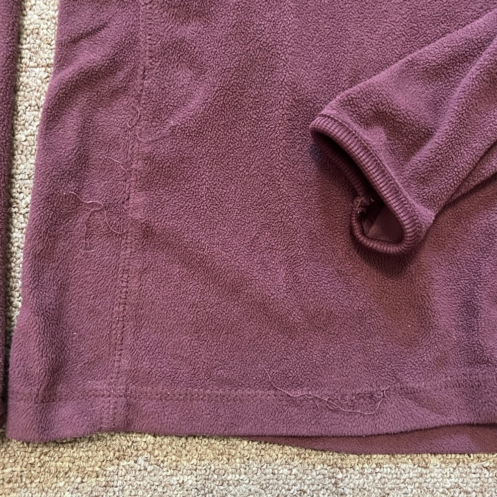 Columbia Women's Maroon Fleece Pullover - Picture 2 of 3